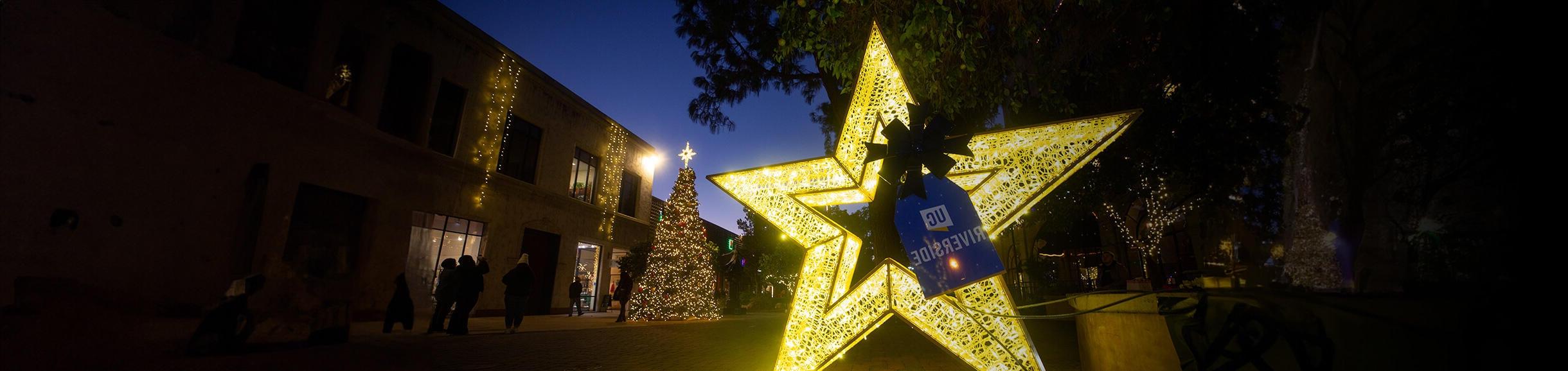 UC Riverside at Festival of Lights in Downtown Riverside